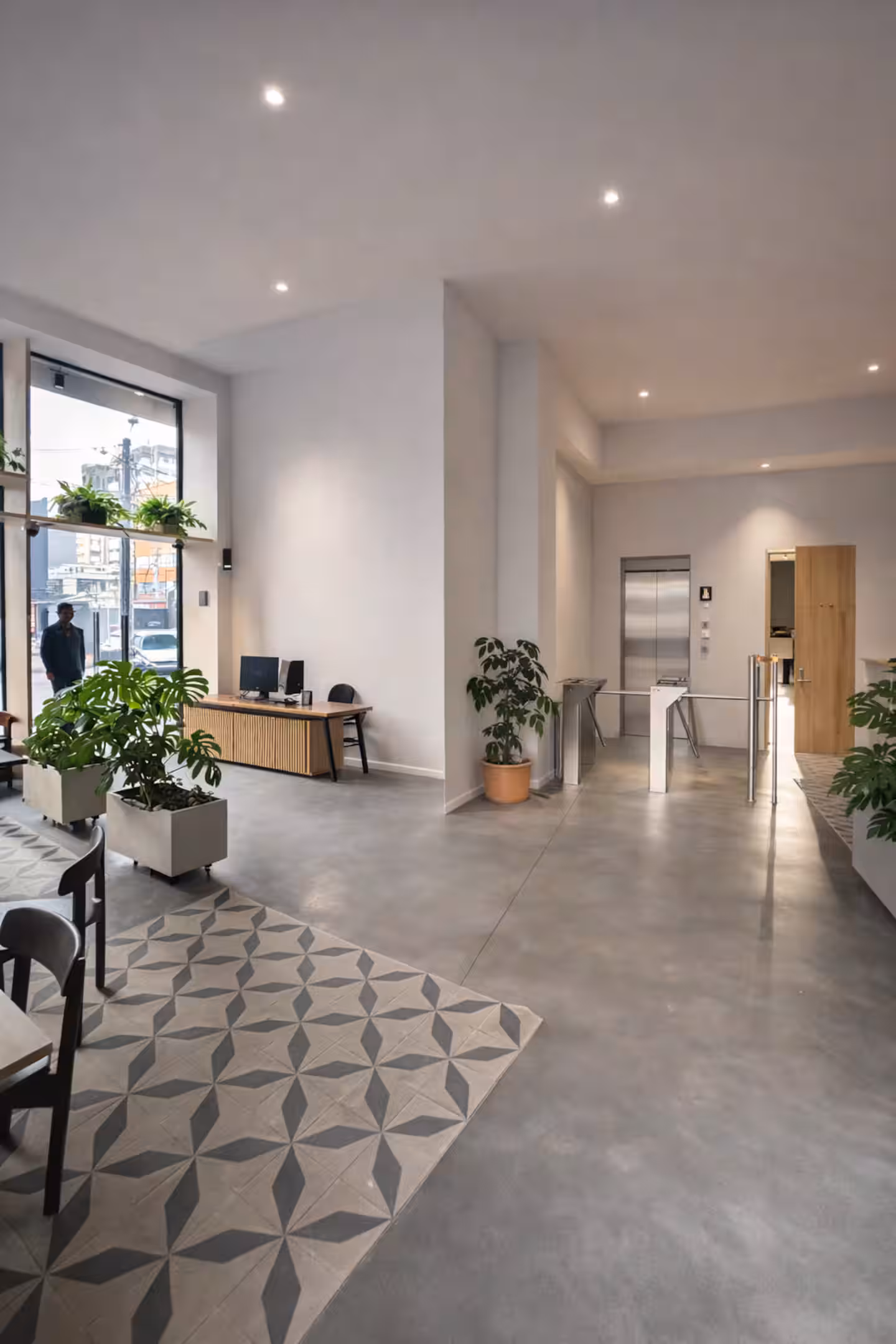 Lobby y recepción 24/7